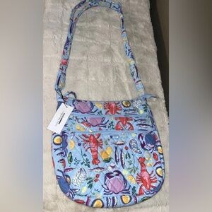 VERA BRADLEY Heritage Trio Zip Hipster Purse Seafood Boil NWT